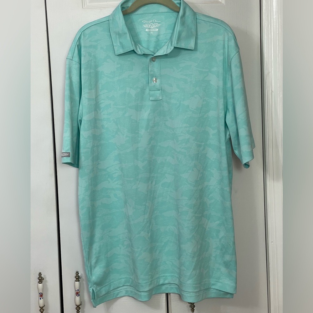 Straight Down Performance Men’s Polo Size XL